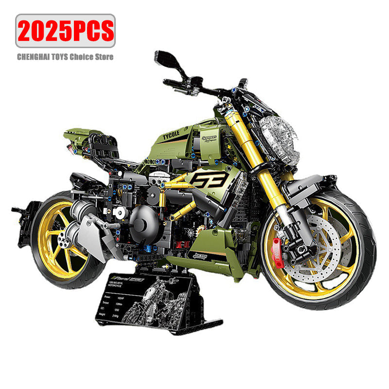 Green Goblin Motorcycle Blocks