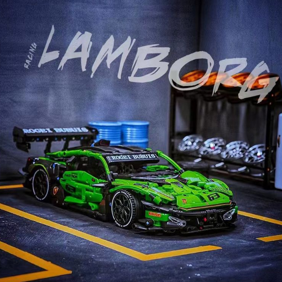 Lambo Sports Car Building Blocks