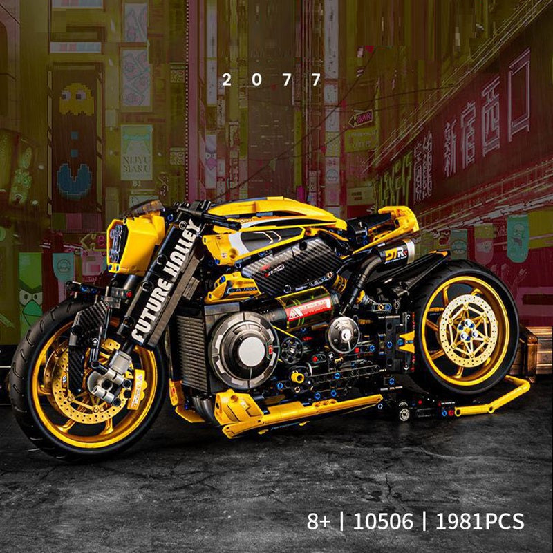 Cyberpunk Harley Building Blocks