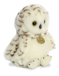 Miyoni Tots Snowy Owlet Plush Toy Stuffed Animal, 10 in