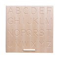 Reversible Alphabet Wooden Tracing Board – ABC Upper & Lowercase Learning Aid