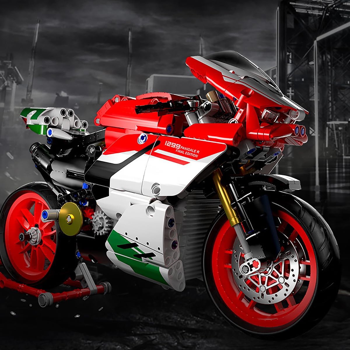 1:8 Motorcycle Building Blocks