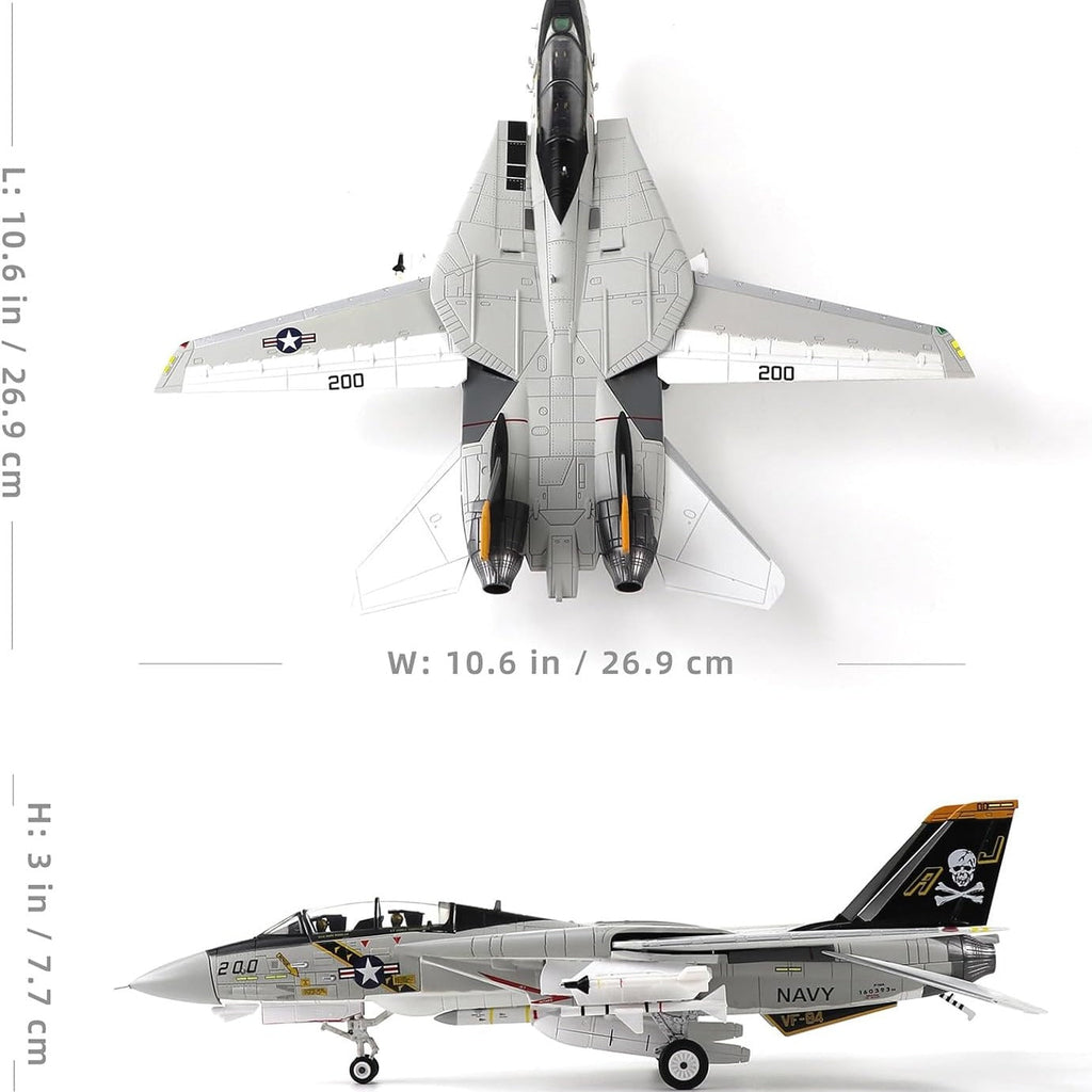 F-14 Tomcat 1:72 Alloy Model