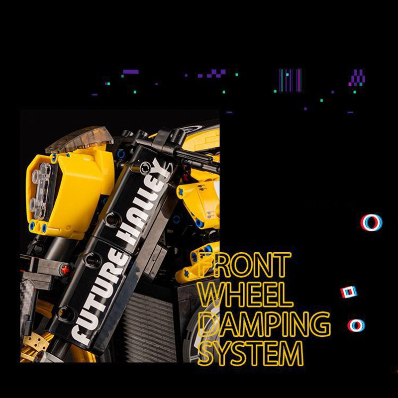Cyberpunk Harley Building Blocks
