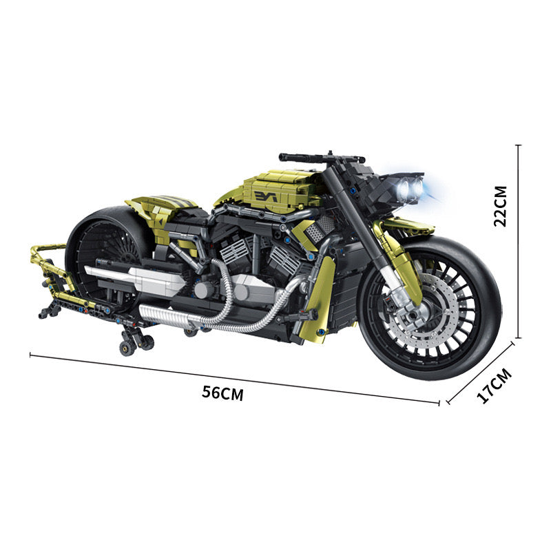 1:5 Light Motorcycle Building Blocks