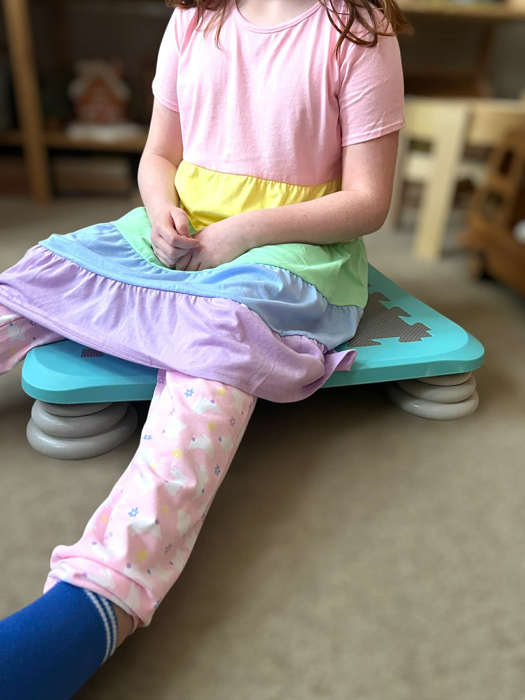 Kids Sensory Jump Board – Indoor Mini Trampoline for Balance & Coordination