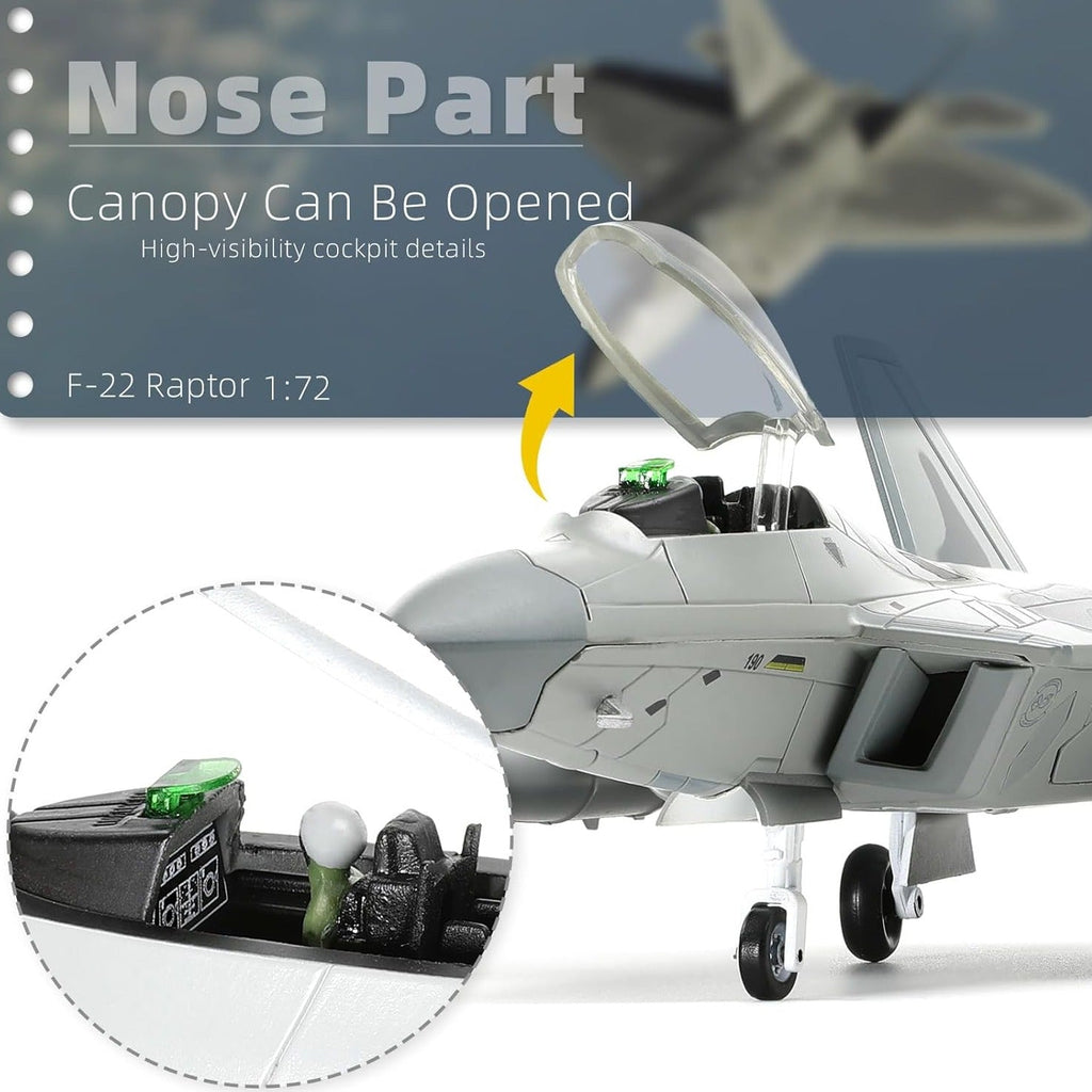 F-22 Raptor 1:72 Diecast Model