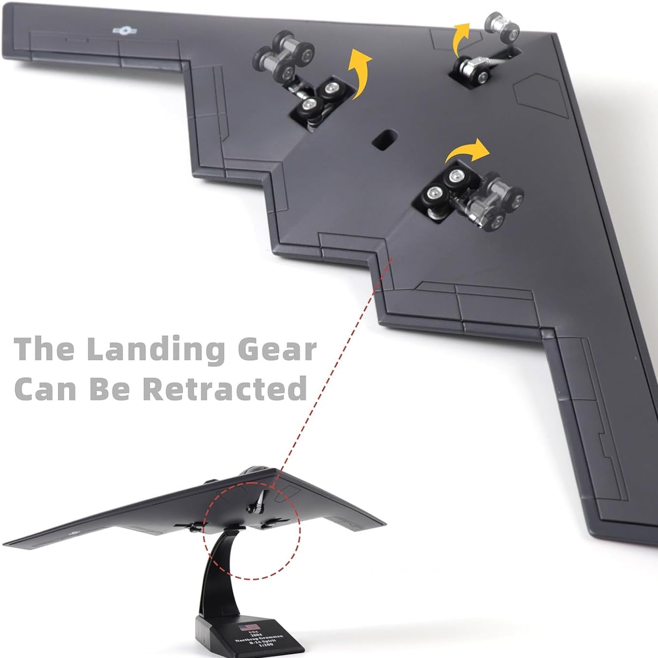 B-2A Spirit 1:200 Bomber Model