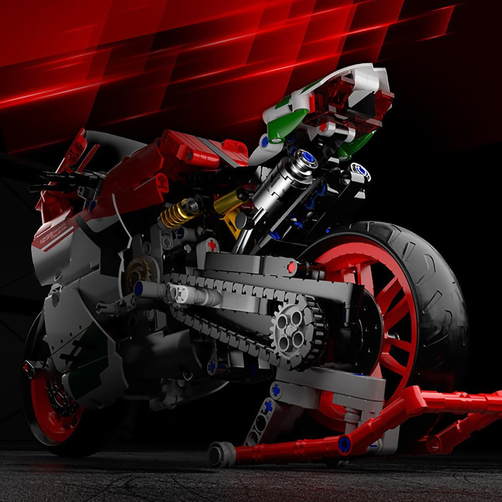 1:8 Motorcycle Building Blocks