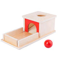 open-ended Object Permanence Box with Tray and Ball