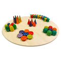 Wooden Circle Base Plate for Building – 16" Diameter | Open-Ended Play Platform
