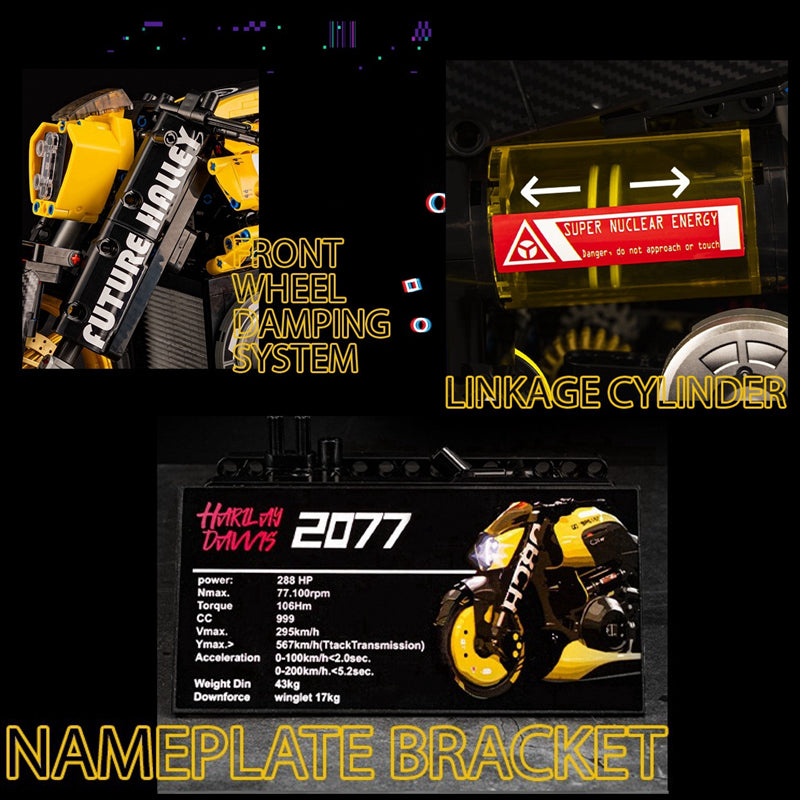 Cyberpunk Harley Building Blocks
