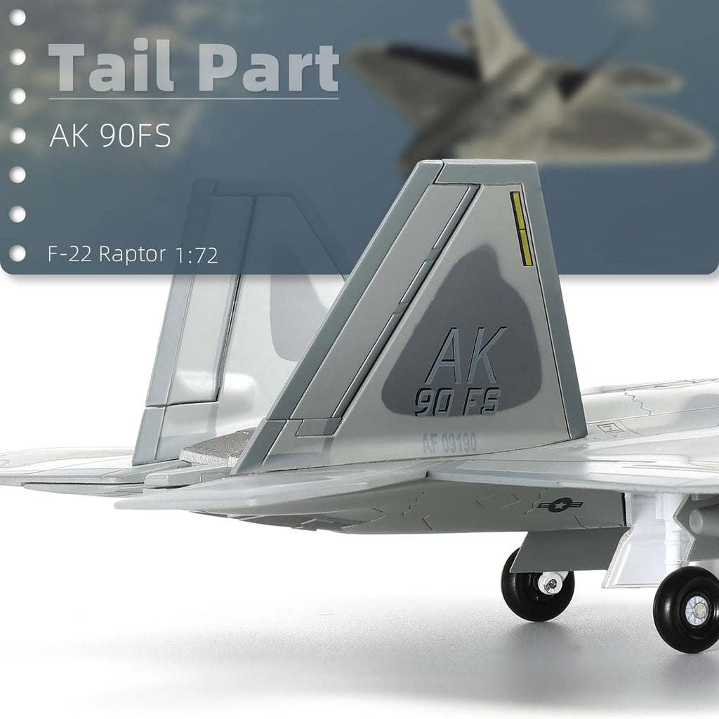 F-22 Raptor 1:72 Diecast Model