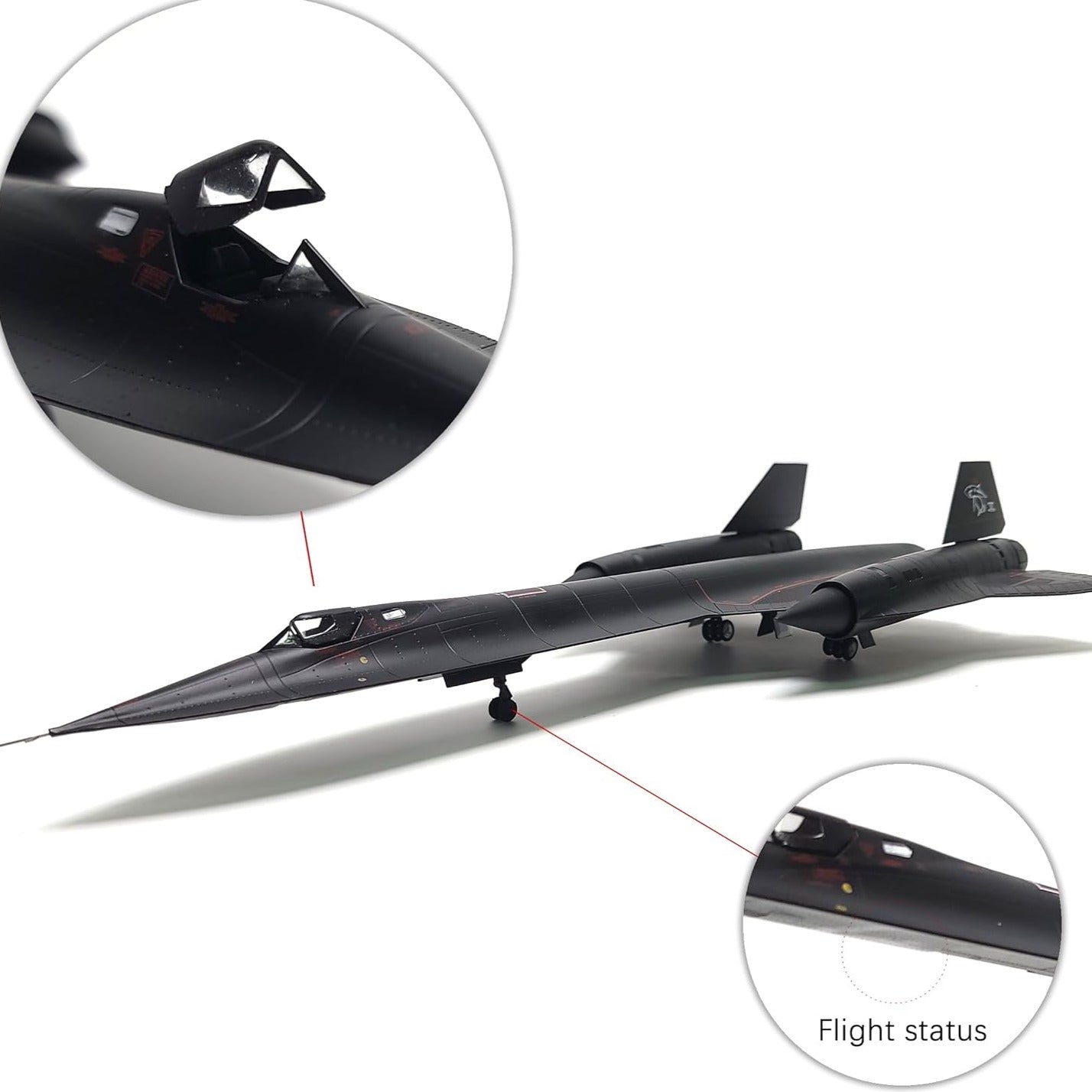 SR-71 Blackbird 1:72 Metal Model