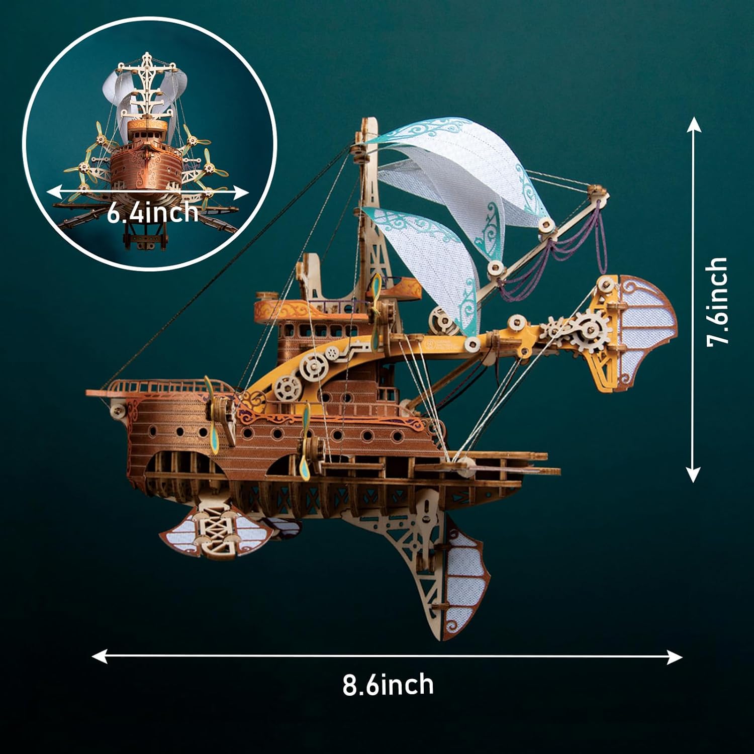 3D Fantasy Spaceship Puzzle