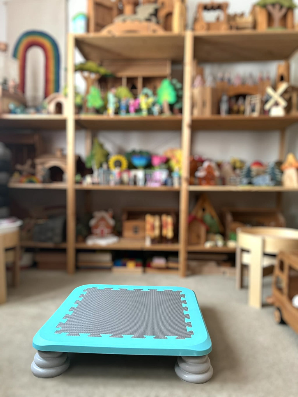 Kids Sensory Jump Board – Indoor Mini Trampoline for Balance & Coordination