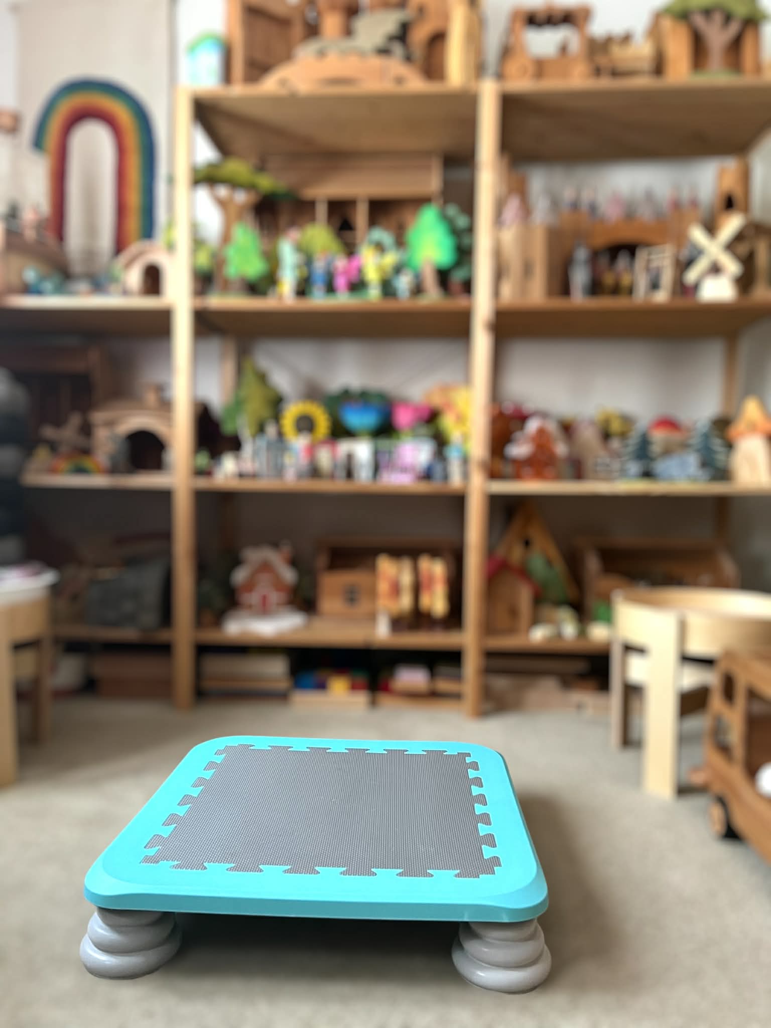 Kids Sensory Jump Board – Indoor Mini Trampoline for Balance & Coordination