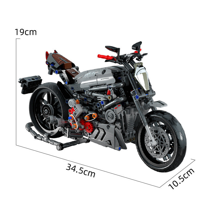 1:8 Motorcycle Building Blocks