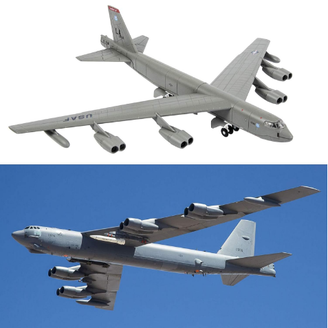 B-52 1:200 Metal Model