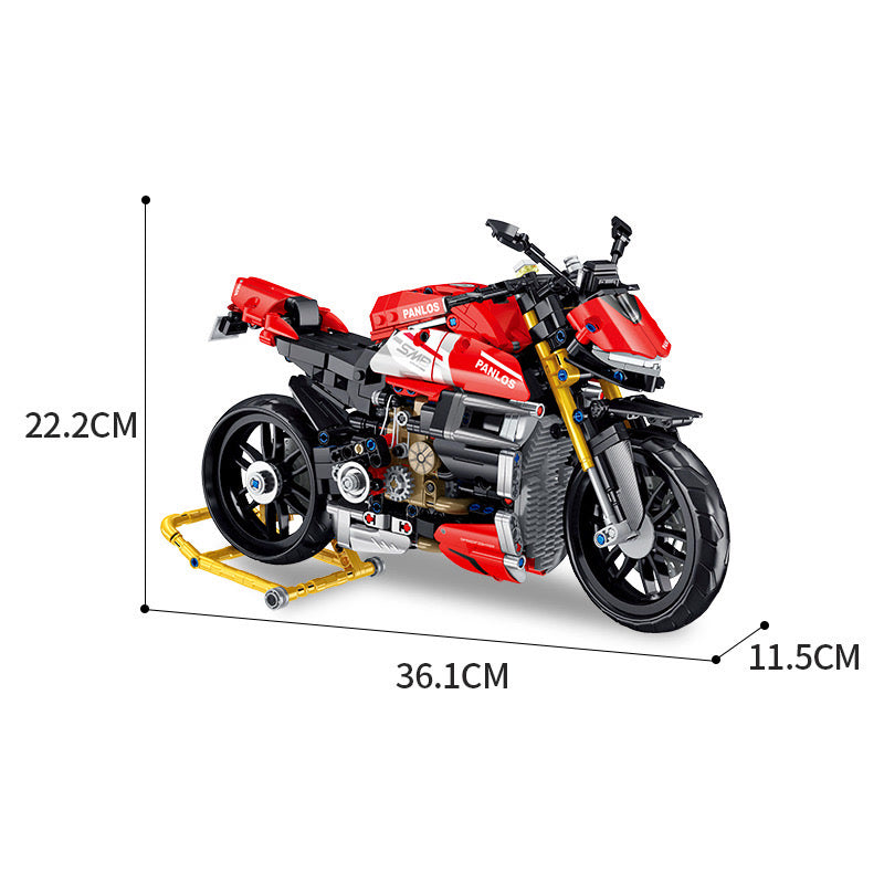 1:8 Motorcycle Building Blocks
