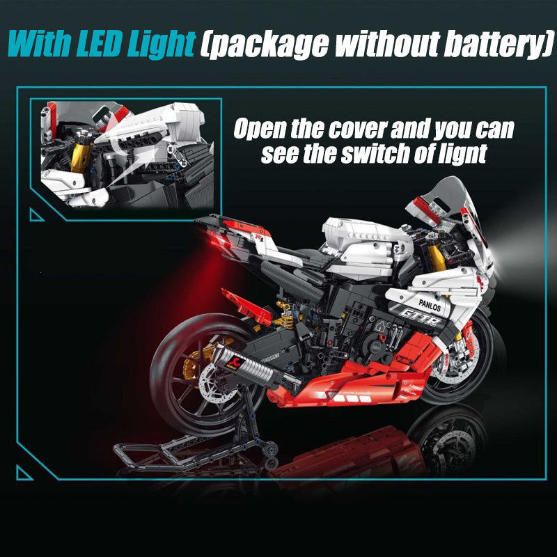 1:5 Light Motorcycle Building Blocks