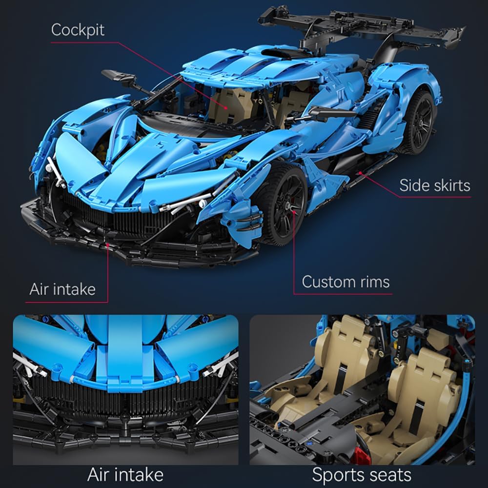 1:8 Sports Car Building Set