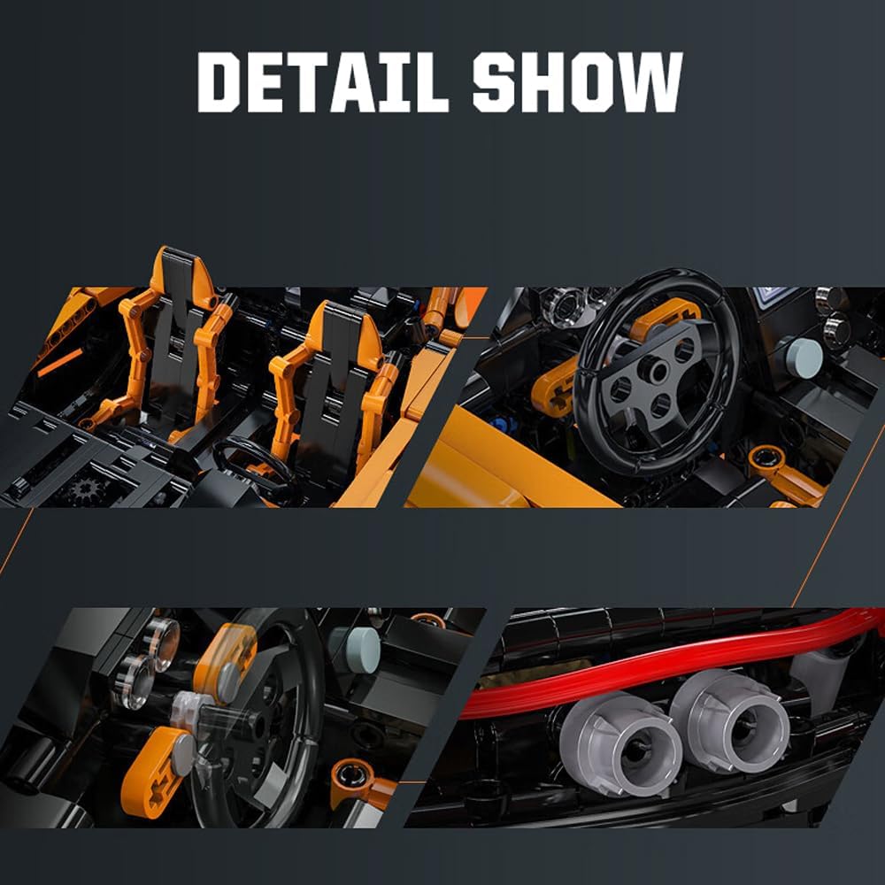 1:8 Sports Car Building Set