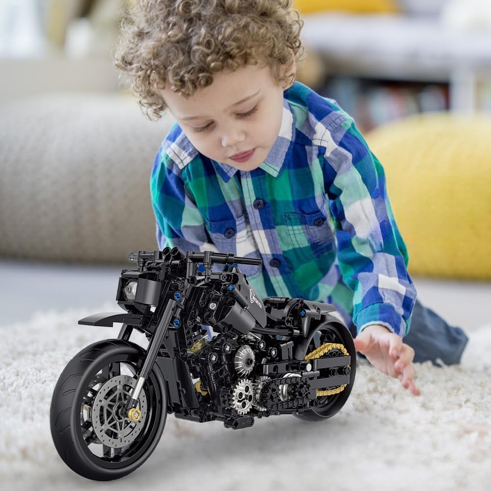 Motorcycle Building Block Set