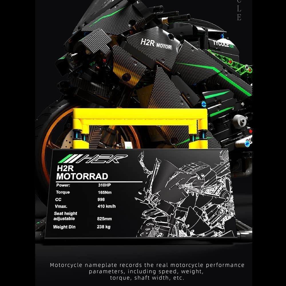 H2R Motorcycle Building Blocks