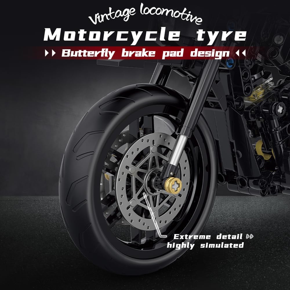 Motorcycle Building Block Set