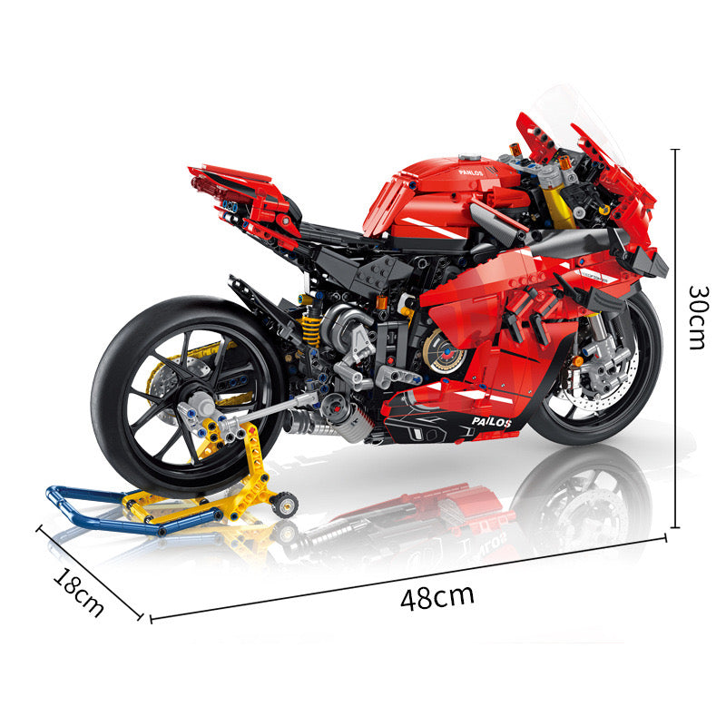 1:5 Light Motorcycle Building Blocks