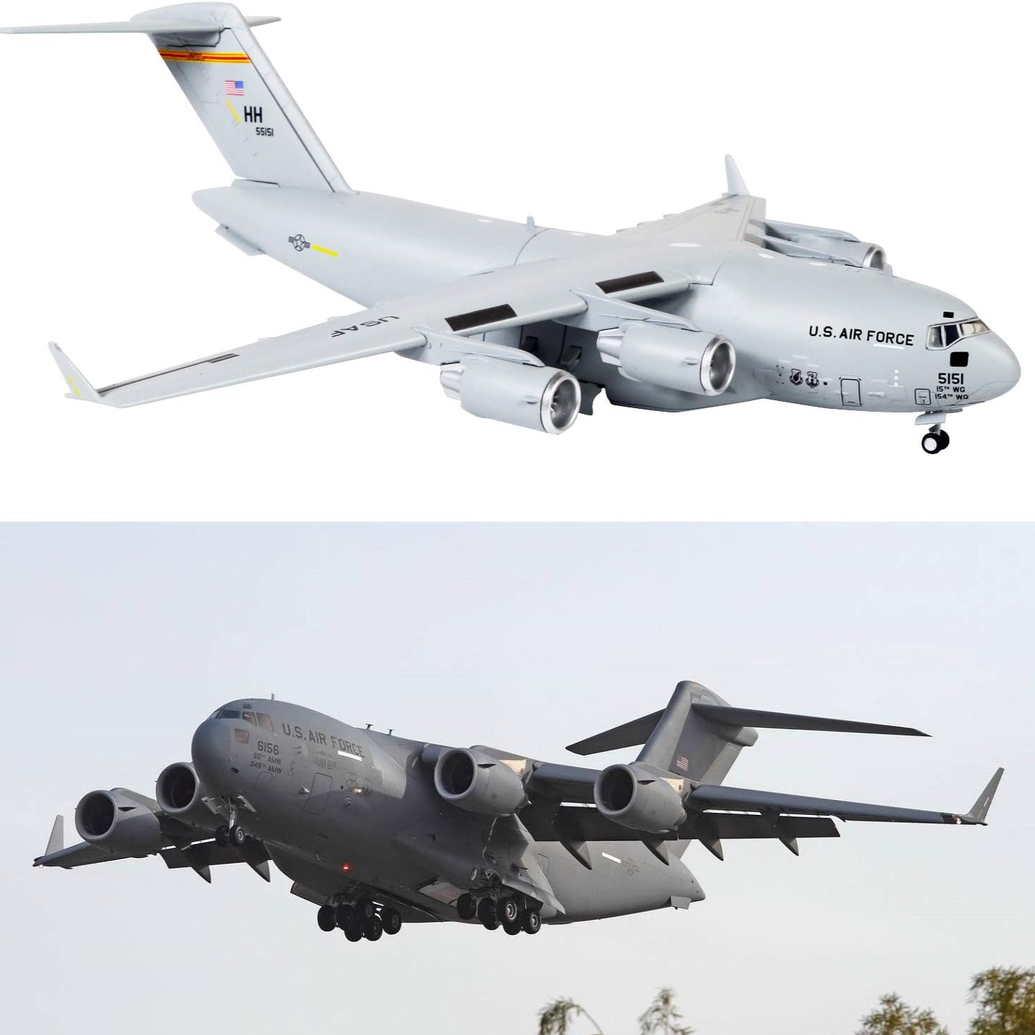 C-17 Globemaster 1:200 Model