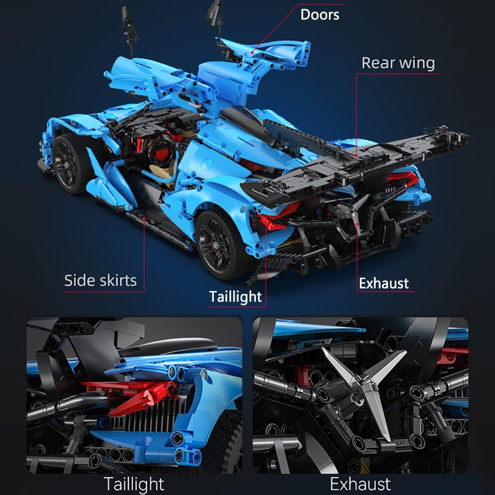 1:8 Sports Car Building Set