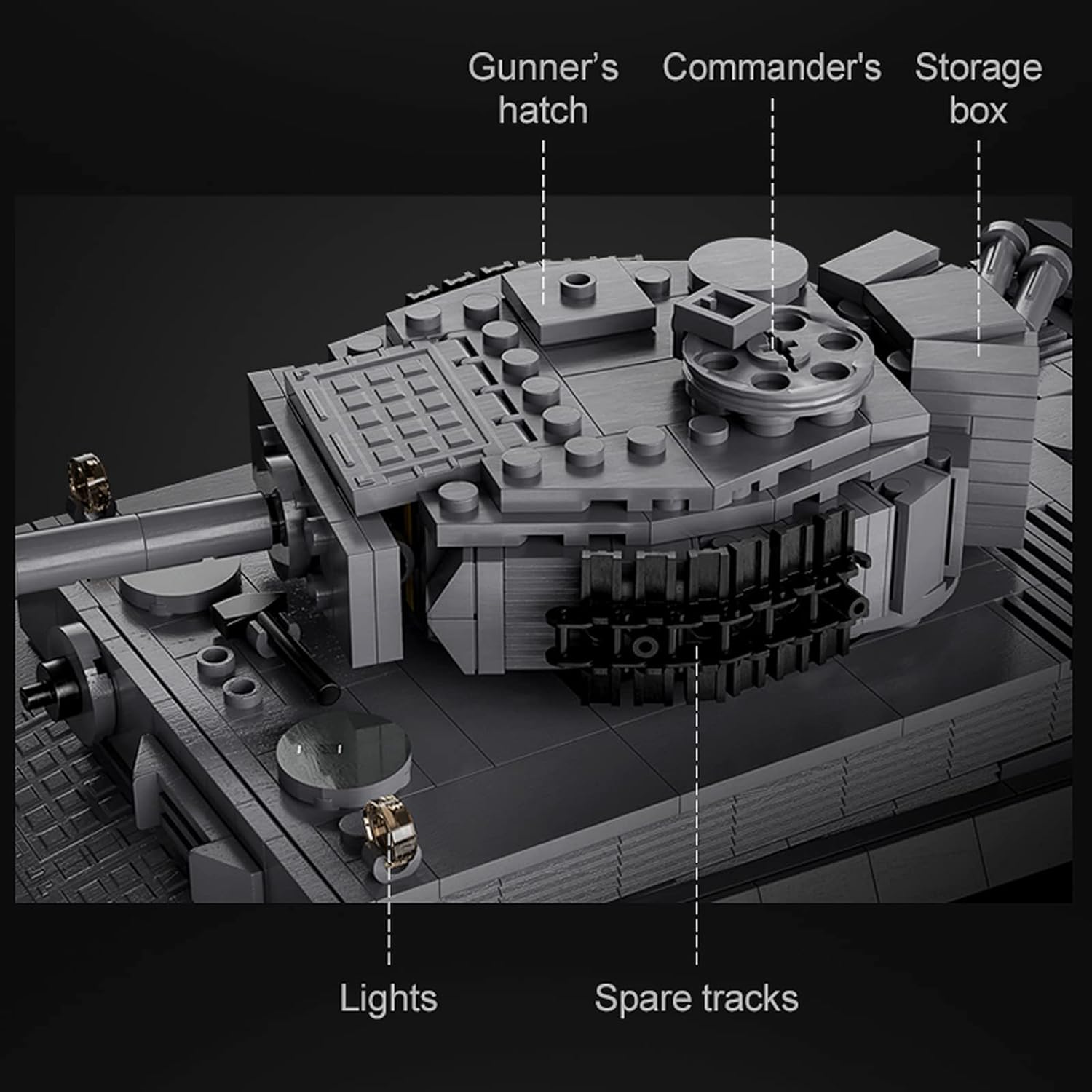 Remote Control Tank Building Blocks