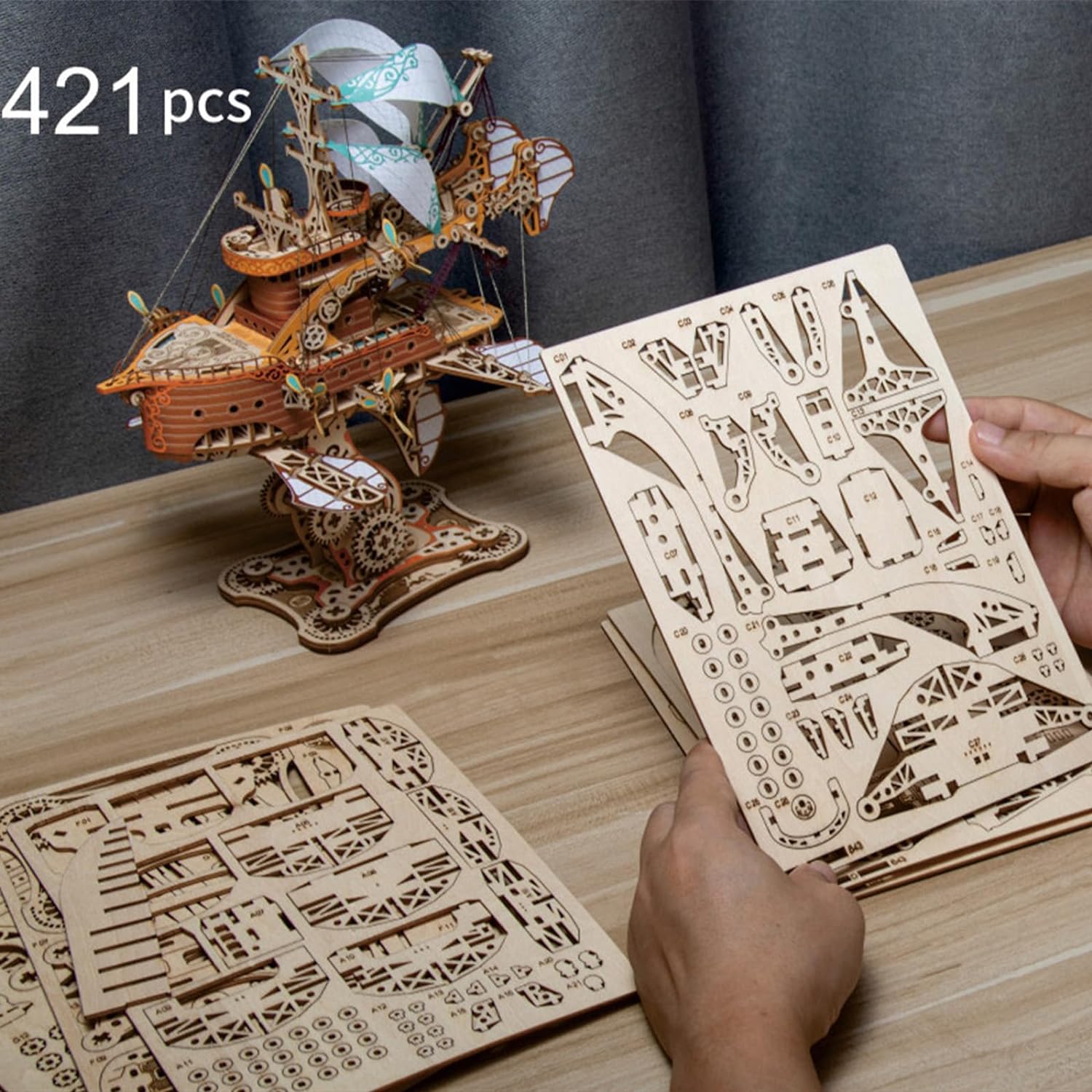 3D Fantasy Spaceship Puzzle