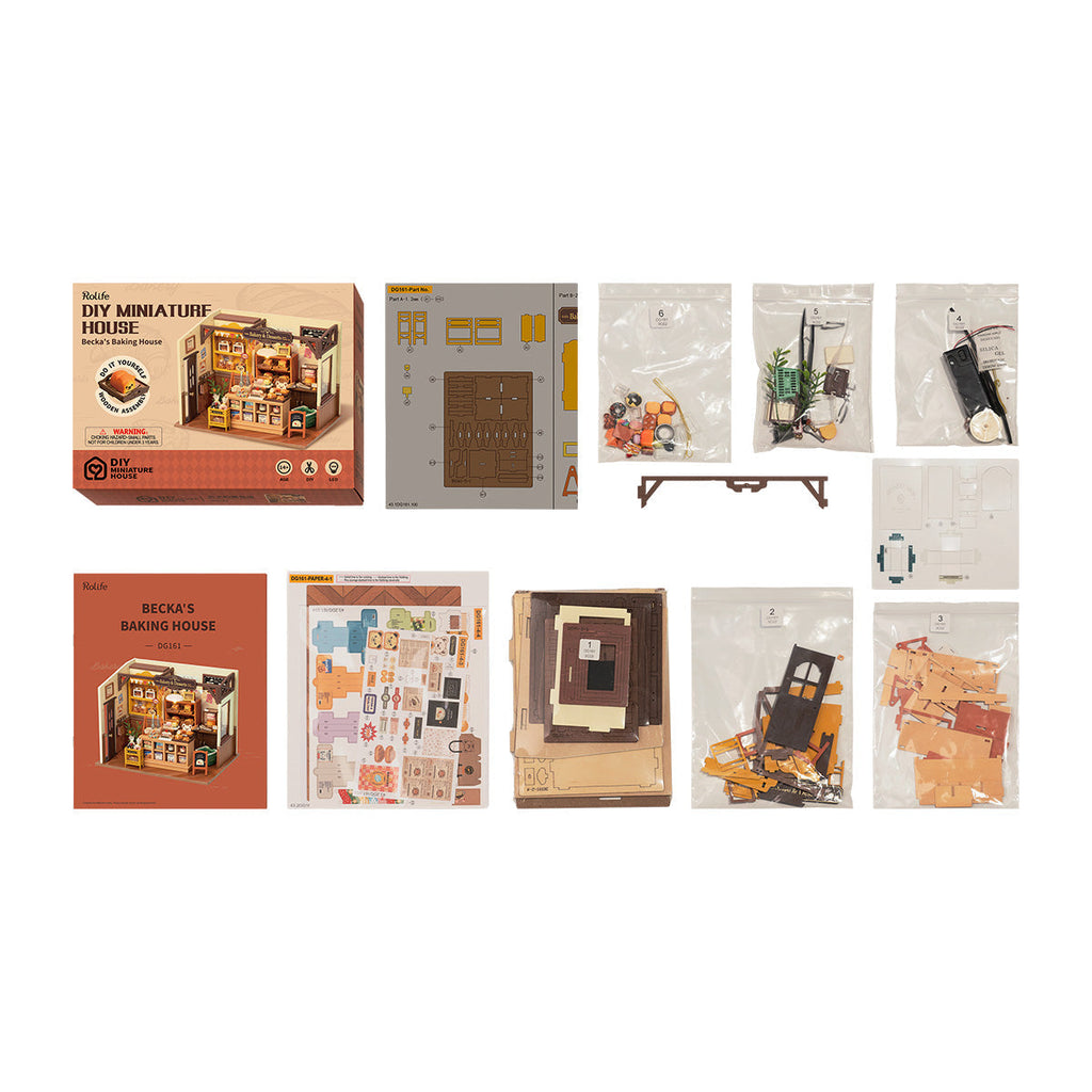 DIY Miniature Bakery Kit