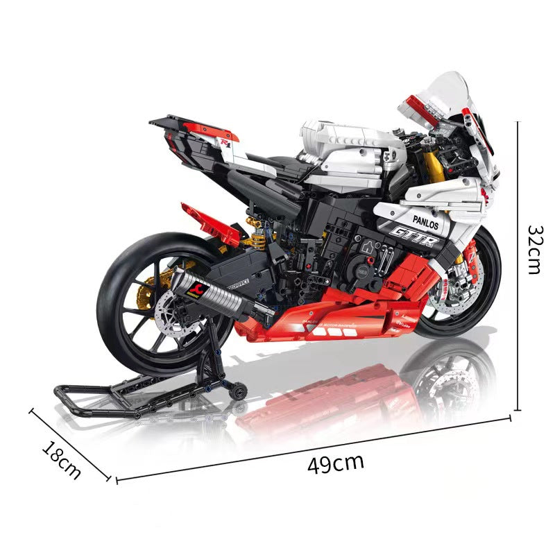 1:5 Light Motorcycle Building Blocks