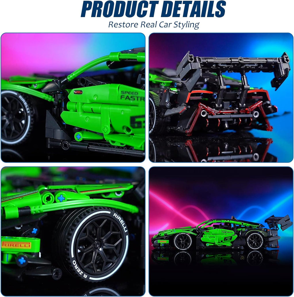 Lambo Sports Car Building Blocks