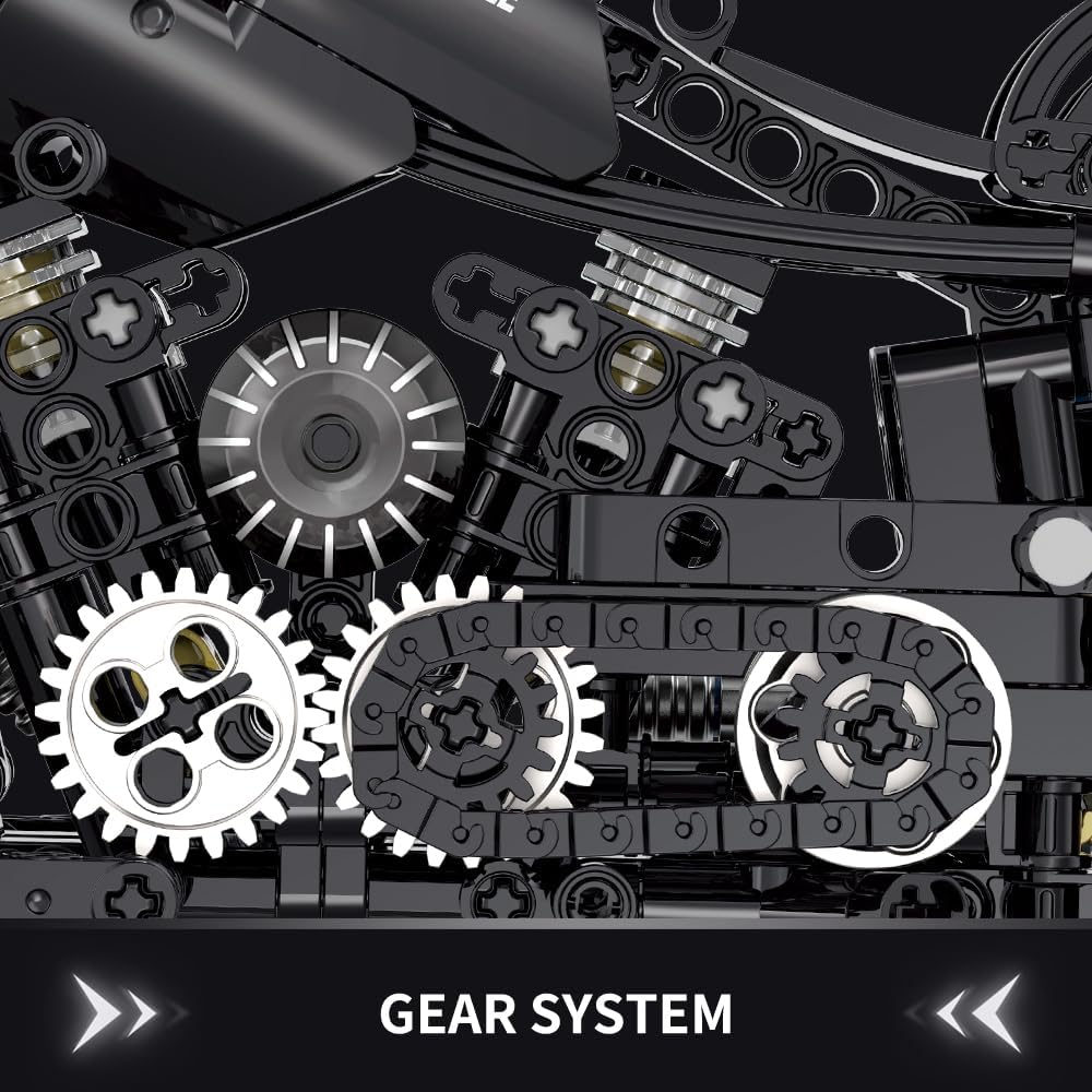 Motorcycle Building Block Set