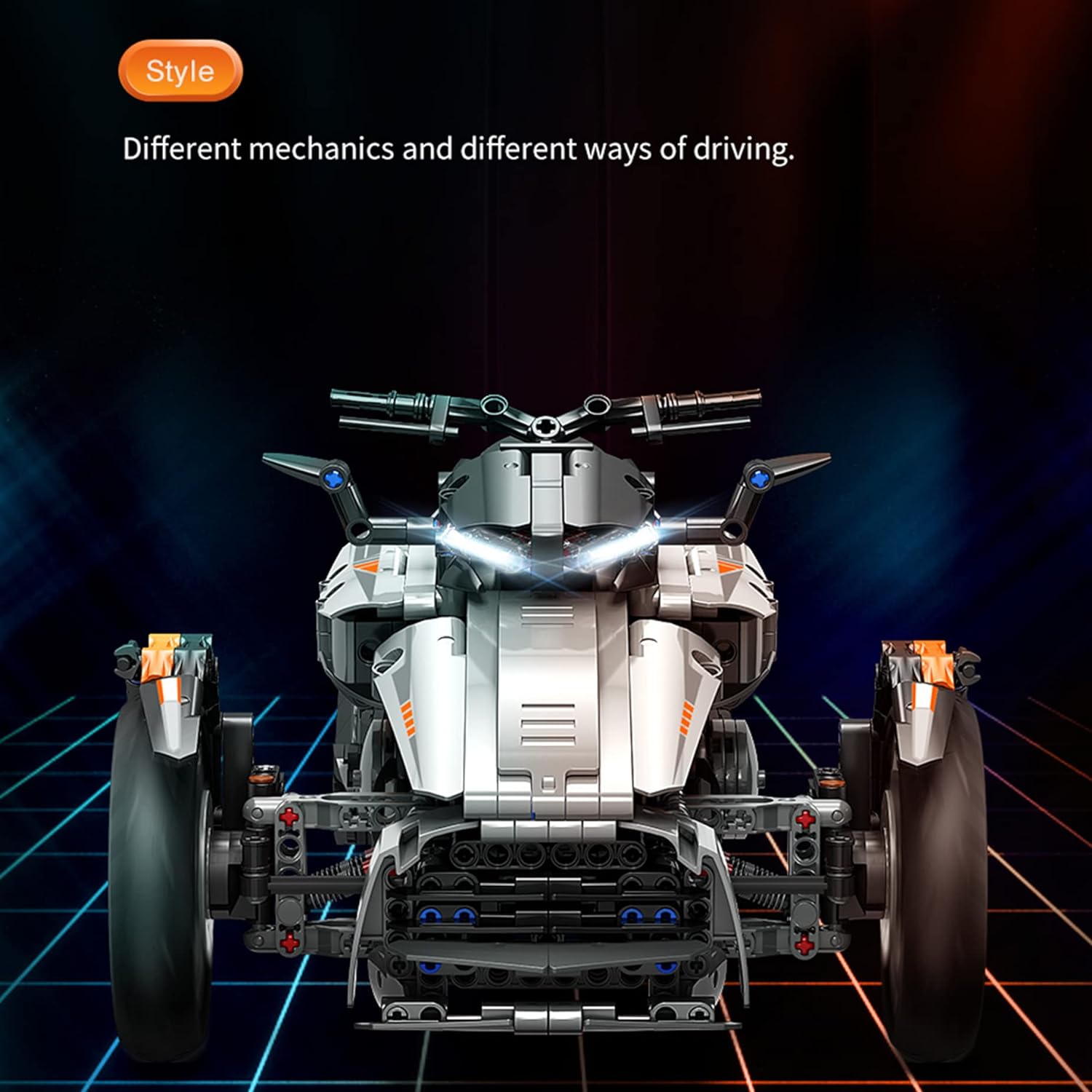 Remote Control Motorcycle Blocks