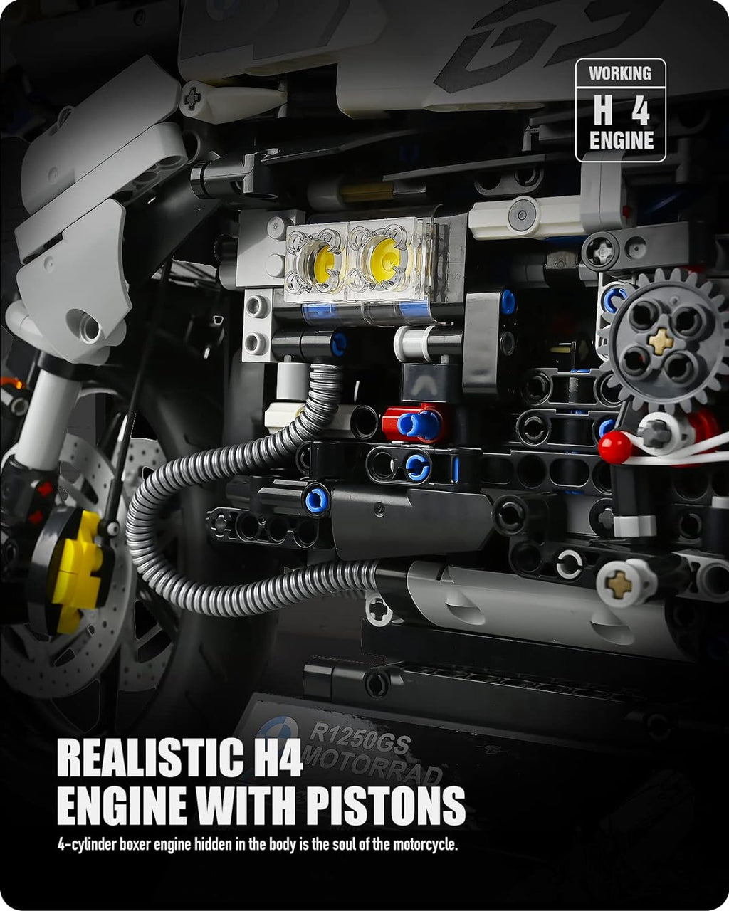 R125 GX Motorcycle Building Blocks