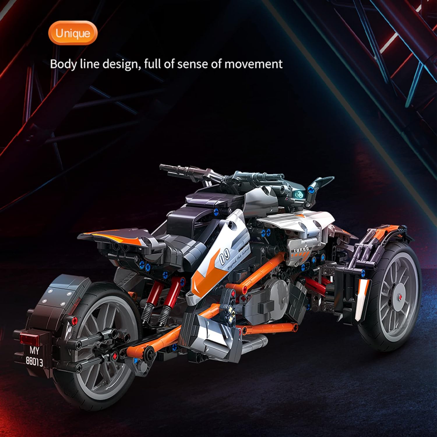 Remote Control Motorcycle Blocks