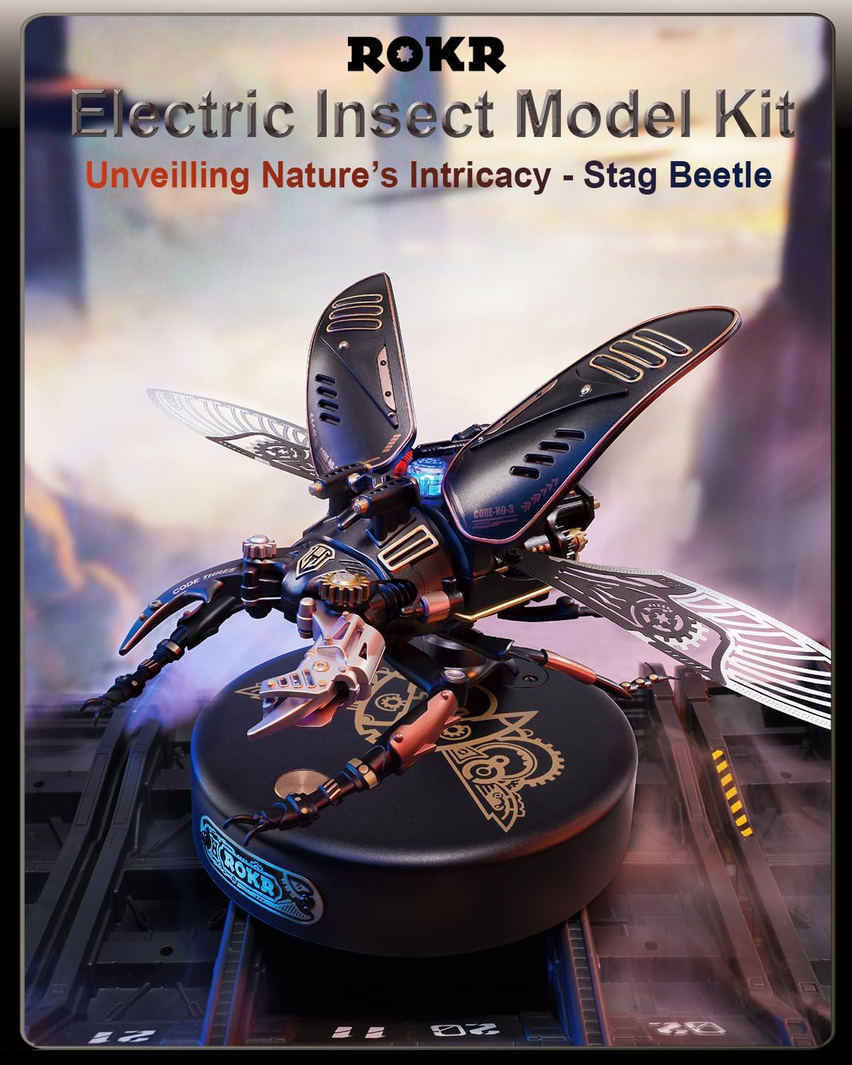 3D Electric Insect Metal Model