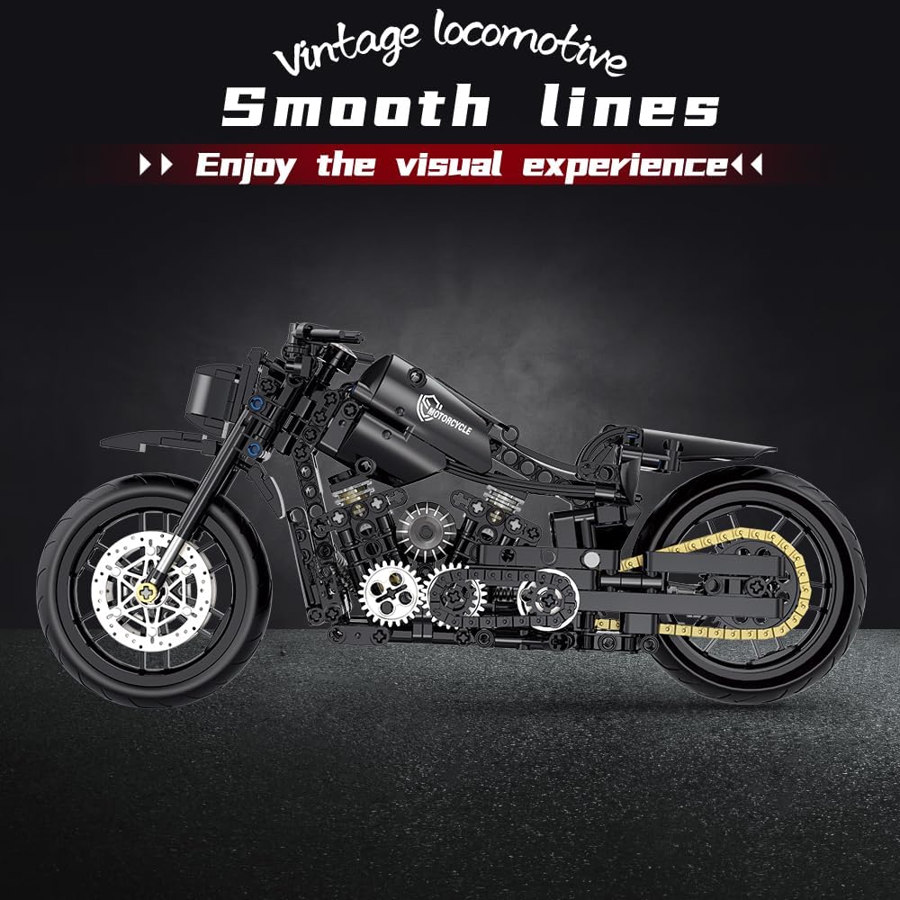 Motorcycle Building Block Set