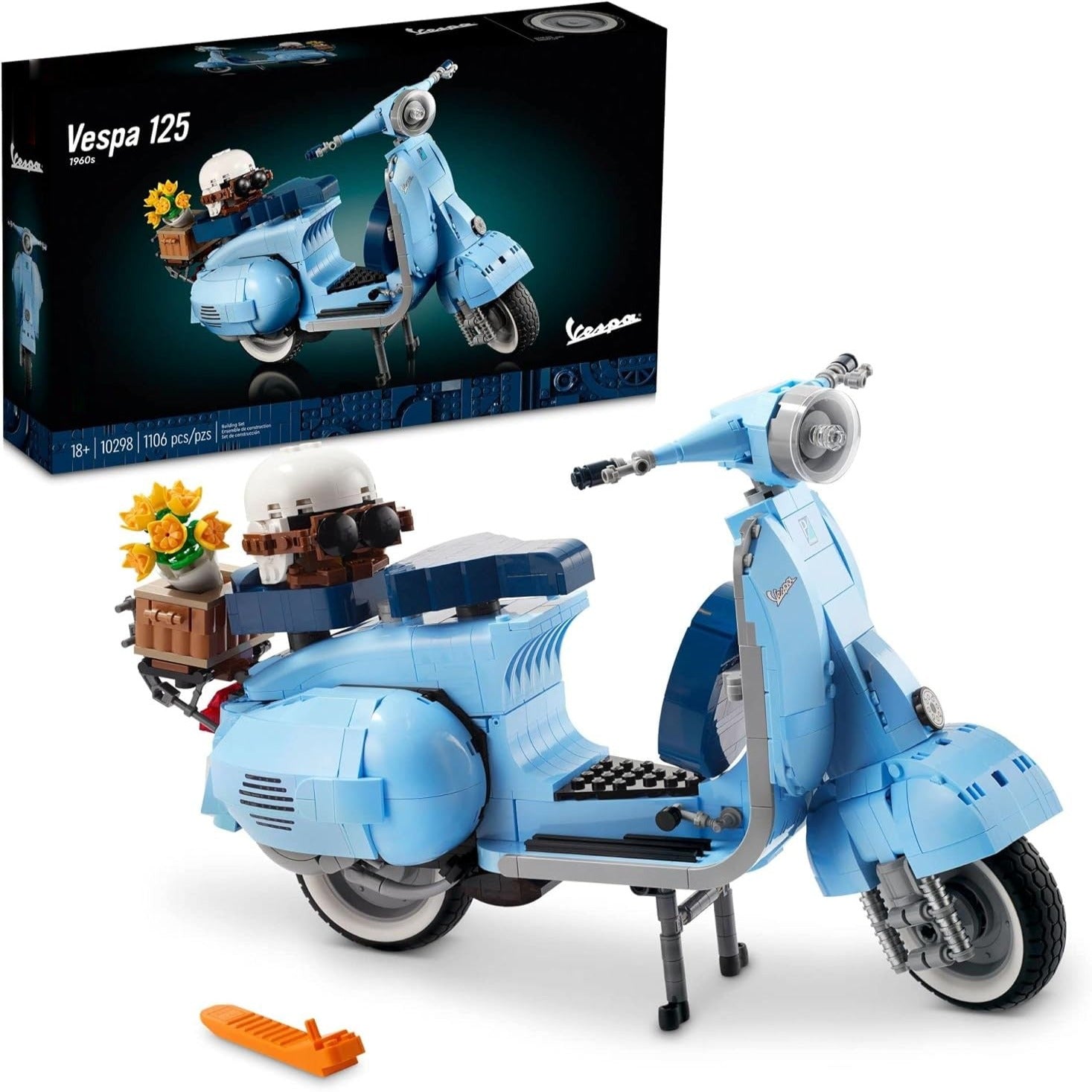 Vespa 125 Scooter Building Blocks