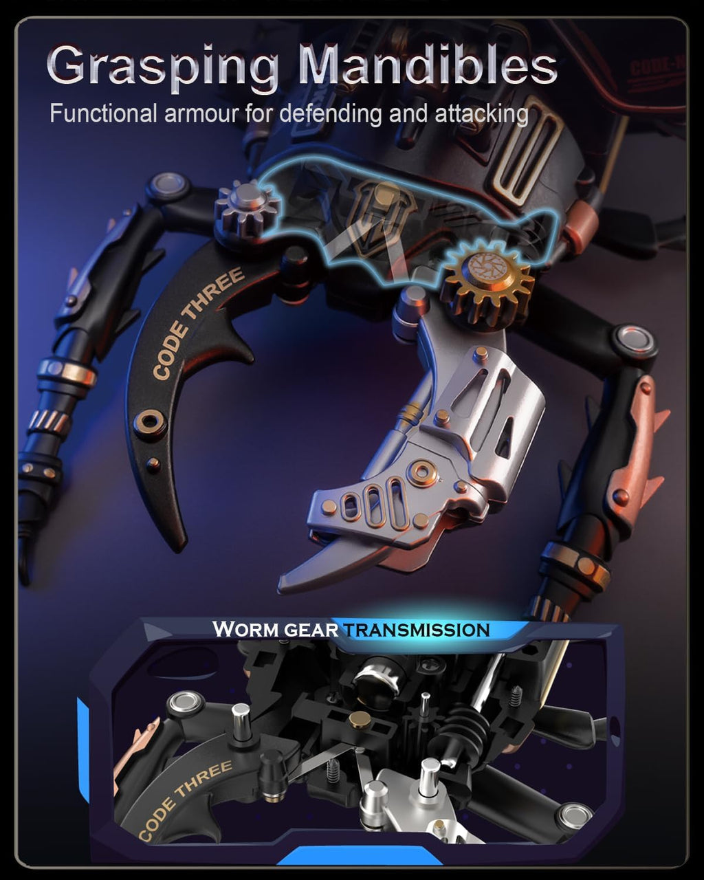 3D Electric Insect Metal Model