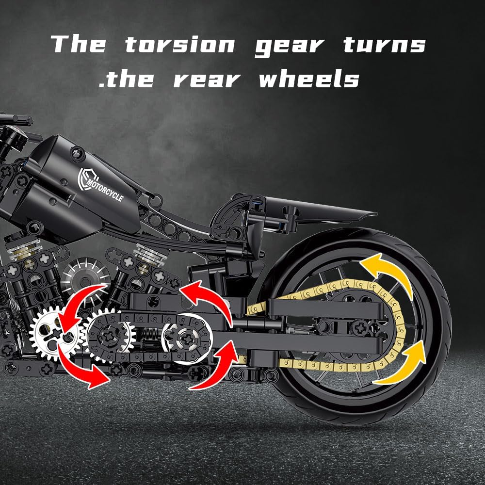 Motorcycle Building Block Set