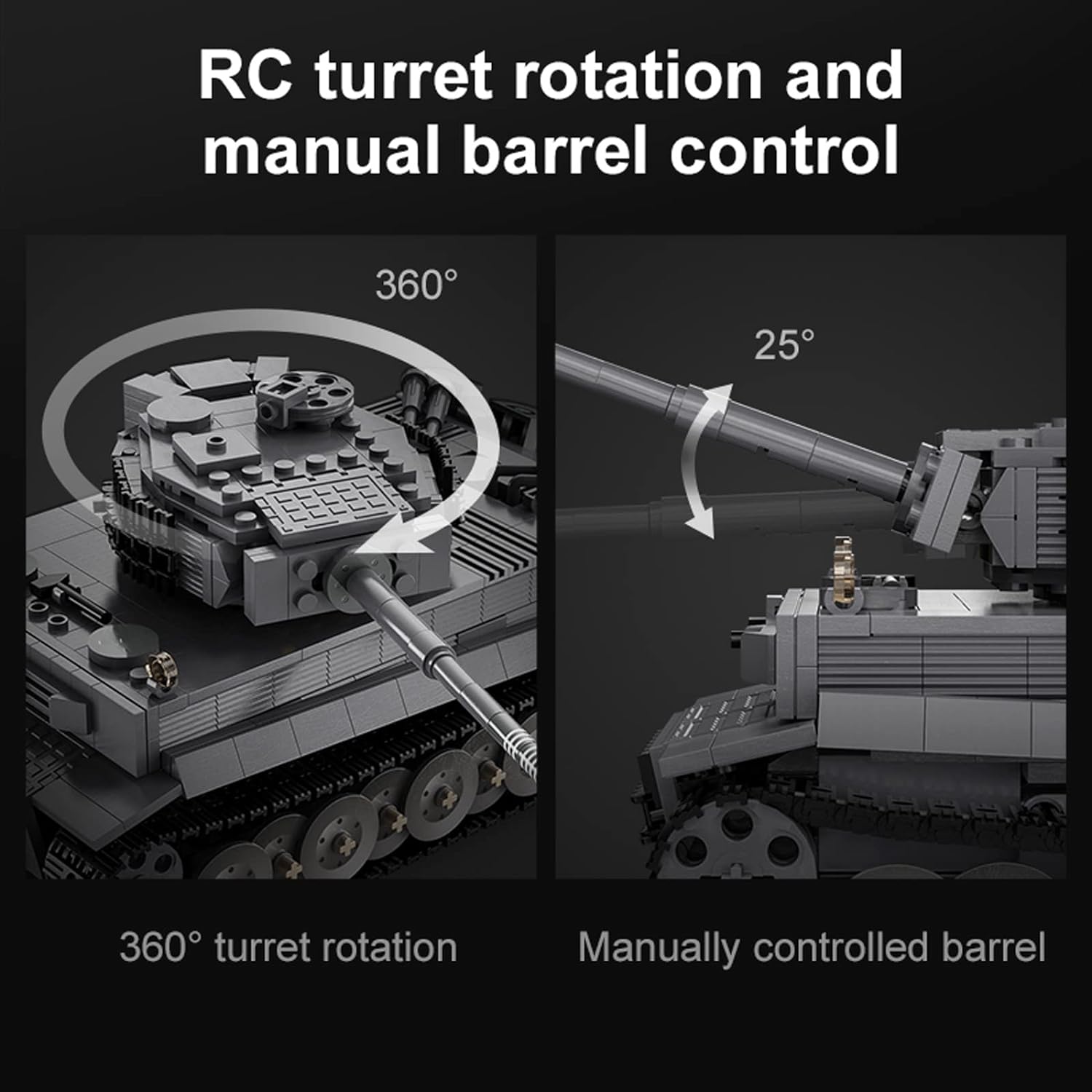 Remote Control Tank Building Blocks