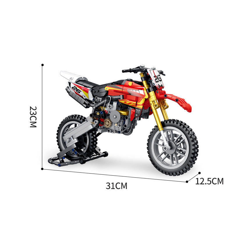 1:8 Motorcycle Building Blocks
