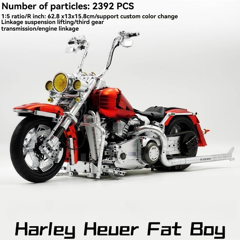 1:5 Harley Fat Boy Model (Red)